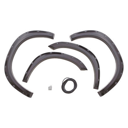 Fender Flares,3" W,black,smooth (1 Units