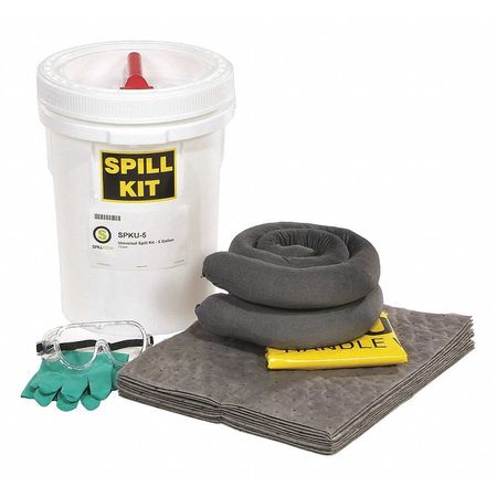 Spill Kit,bucket,universal,16-3/4" H (1