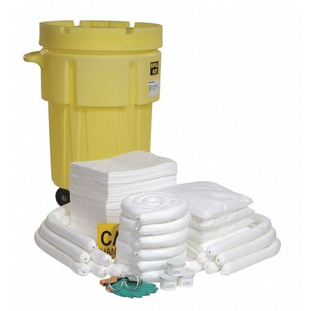 Spill Kit,wheeled Drum,oil-based Liquids