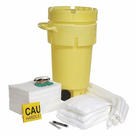 Spill Kit,wheeled Drum,oil-based Liquids