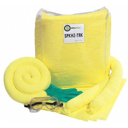 Spill Kit,bag,chemical/hazmat,6" H (1 Un