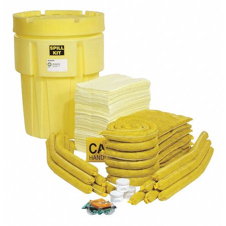 Spill Kit,drum,chemical/hazmat,31-3/4" H