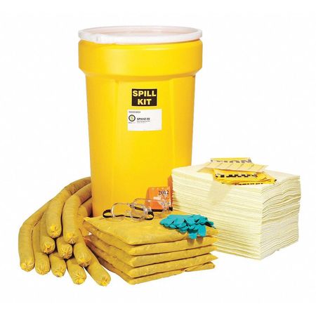 Spill Kit,drum,chemical/hazmat,24" H (1