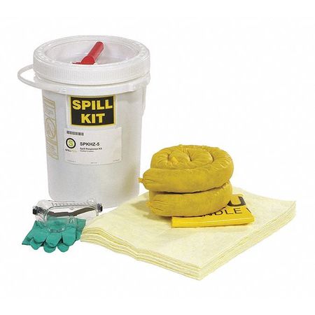 Spill Kit,bucket,chemical/hazmat (1 Unit