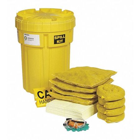 Spill Kit,drum,chemical/hazmat,30" H (1