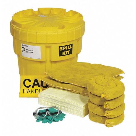 Spill Kit,drum,chemical/hazmat,19" H (1