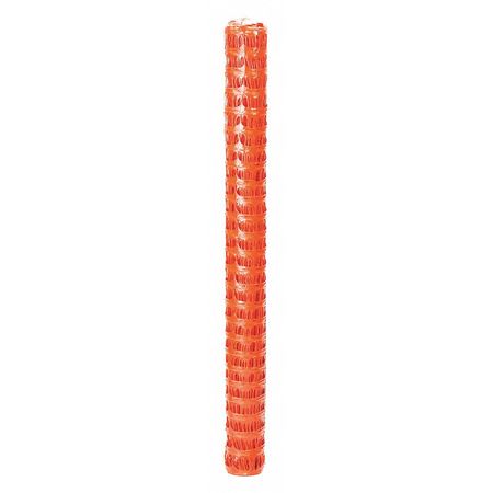 Fence,4" X 2-1/4" Mesh,4 Ft. H,orange (1