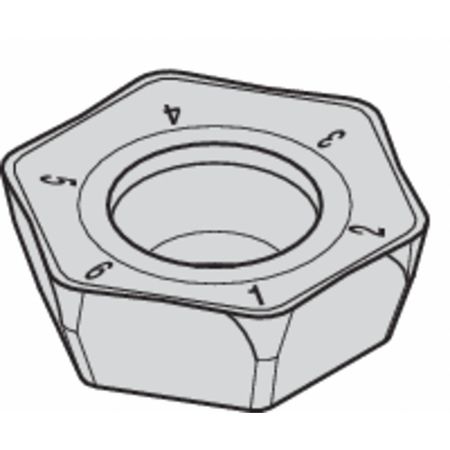 Milling Insert,hexagon (1 Units In Ea)