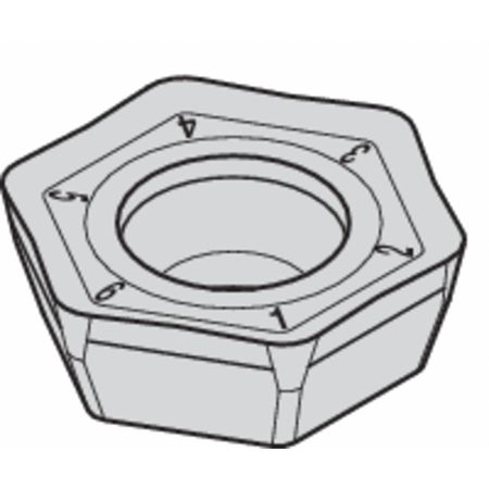 Milling Insert,hexagon (1 Units In Ea)