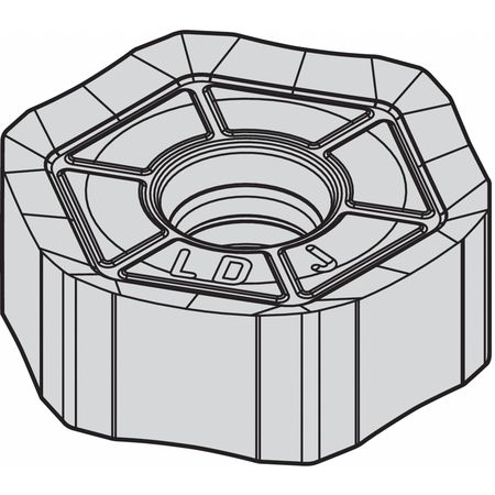 Milling Insert,hexagon (1 Units In Ea)