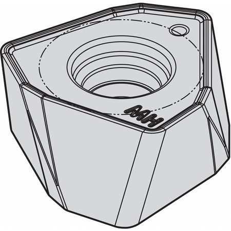 Milling Insert,trigon (1 Units In Ea)