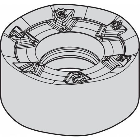 Milling Insert,round (1 Units In Ea)