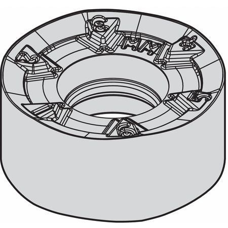 Milling Insert,round (1 Units In Ea)