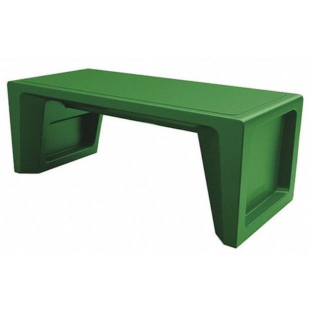 Utility Table,19" W X 48" L,green (1 Uni