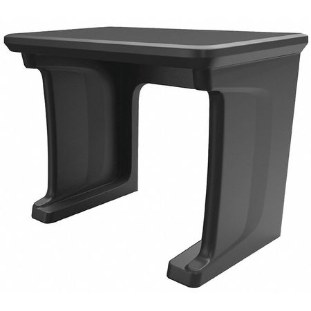 Desk,rectangular,30" W X 36" L,black (1