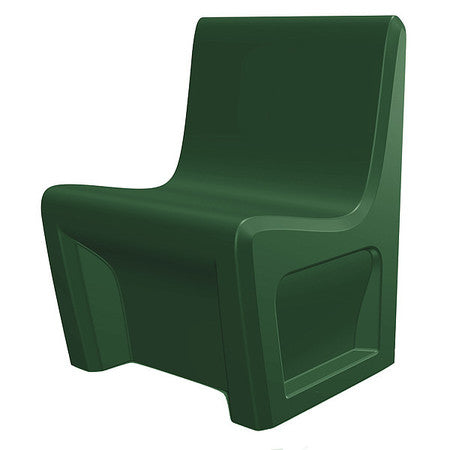 Chair,rectangular,24" W X 24" L,green (1