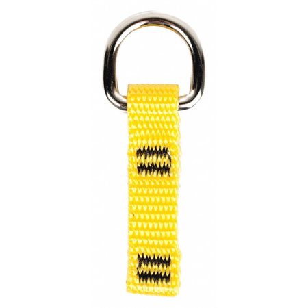 D-ring Connector,yellow,nylon,pk100 (1 U