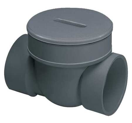 Backwater Valve,2 In.,pvc,120 Deg F (1 U