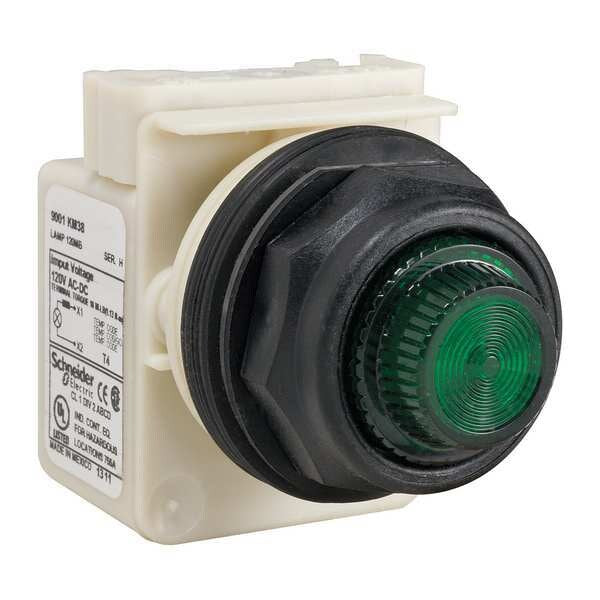 Pilot Light, Incan, Green, Fresnel Lens