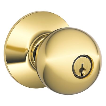 Knob Lockset,mechanical,entrance,grd. 2