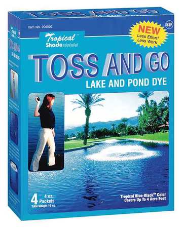 Pond Dye,blue/black,4 Oz,pk4 (1 Units In