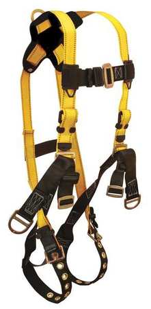 Full Body Harness, S, 425 Lb., Ylw/blk (