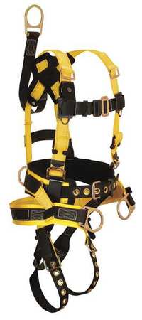 Full Body Harness, Xl, 425 Lb., Ylw/blk