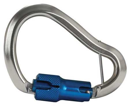 Carabiner, Aluminum, 7/8 In., Twist-lock