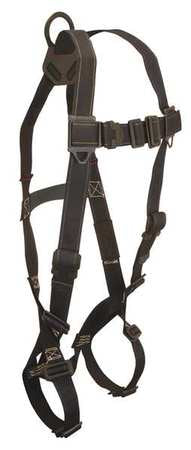 Full Body Harness, Univ., 425 Lb., Black