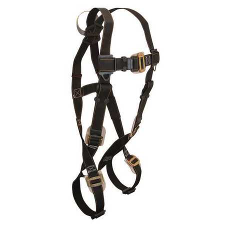 Full Body Harness, Univ., 425 Lb., Black