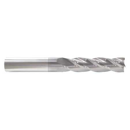 End Mill, 1/4" Dia, 1-1/8" Cut, Carbide