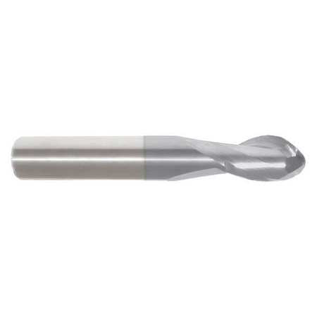 Ball End Mill, 2fl 1/8", Stub, Ticn (1 U