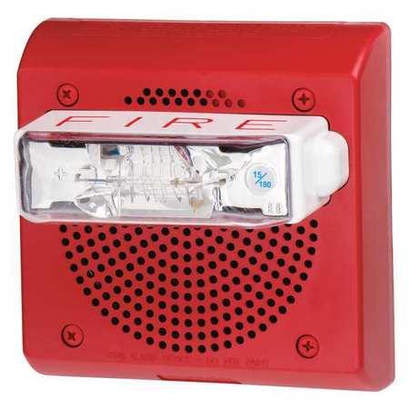 Speaker,red,outdoor,93db,0.14a,8w,24vdc