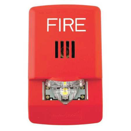 Horn Strobe,red,0.220a,wall Mnt,led (1 U