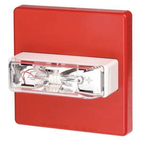 Strobe Light,red,185 Candle Pwr,wall Mnt