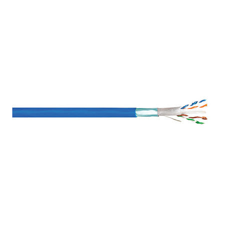 Data Cable,cat 6,23 Awg,1000ft,blue (1 U