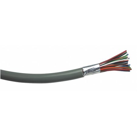 Data Cable,riser,25 Wire,gray,1000ft (1