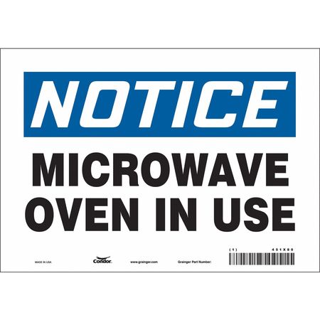 Sign Radiofrequency/microwave,7" H (5 Un