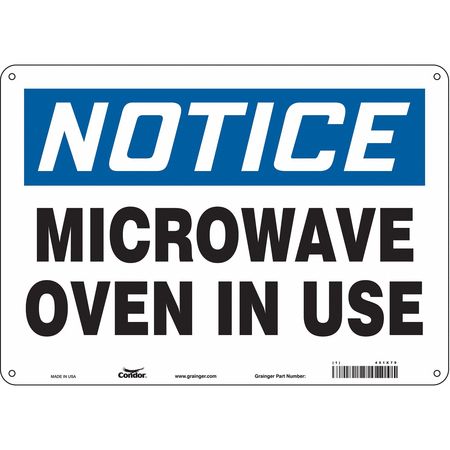 Sign Radiofrequency/microwave,10" H (2 U