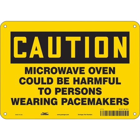 Sign Radiofrequency/microwave,7" H (3 Un