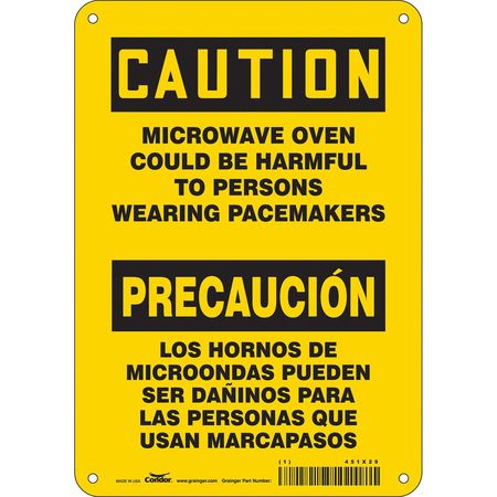 Sign Radiofrequency/microwave,7" H (3 Un