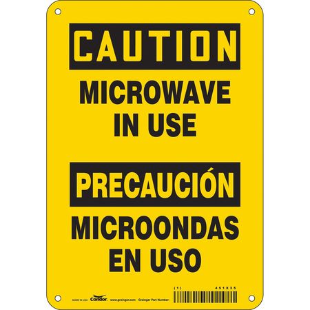 Sign Radiofrequency/microwave,7" H (3 Un