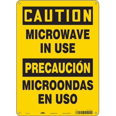 Sign Radiofrequency/microwave,10" H (2 U