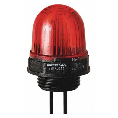 Warning Light,24vdc,panel/conduit Mount