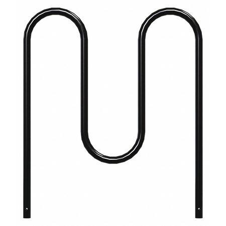 Bike Rack,black,36" H,39" L,steel (1 Uni