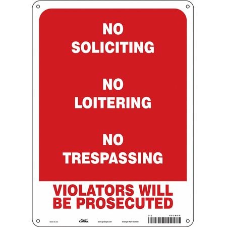 Security Sign,14" H,10" W,plastic (2 Uni