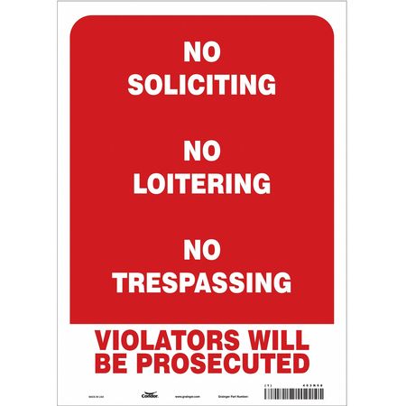 Security Sign,14" H,10" W,vinyl (4 Units