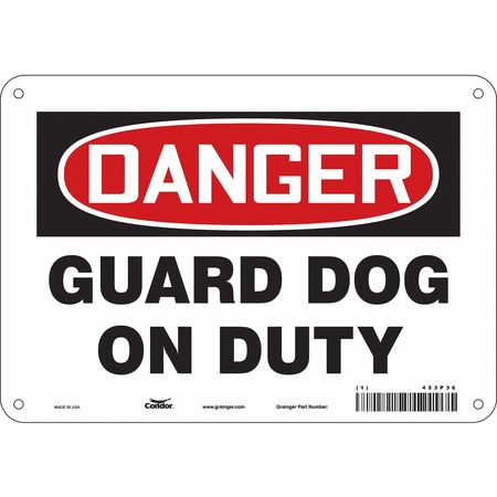 Security Sign,7" H,10" W,plastic (3 Unit