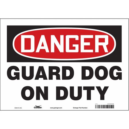 Security Sign,10" H,14" W,vinyl (4 Units