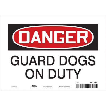 Security Sign,7" H,10" W,vinyl (5 Units